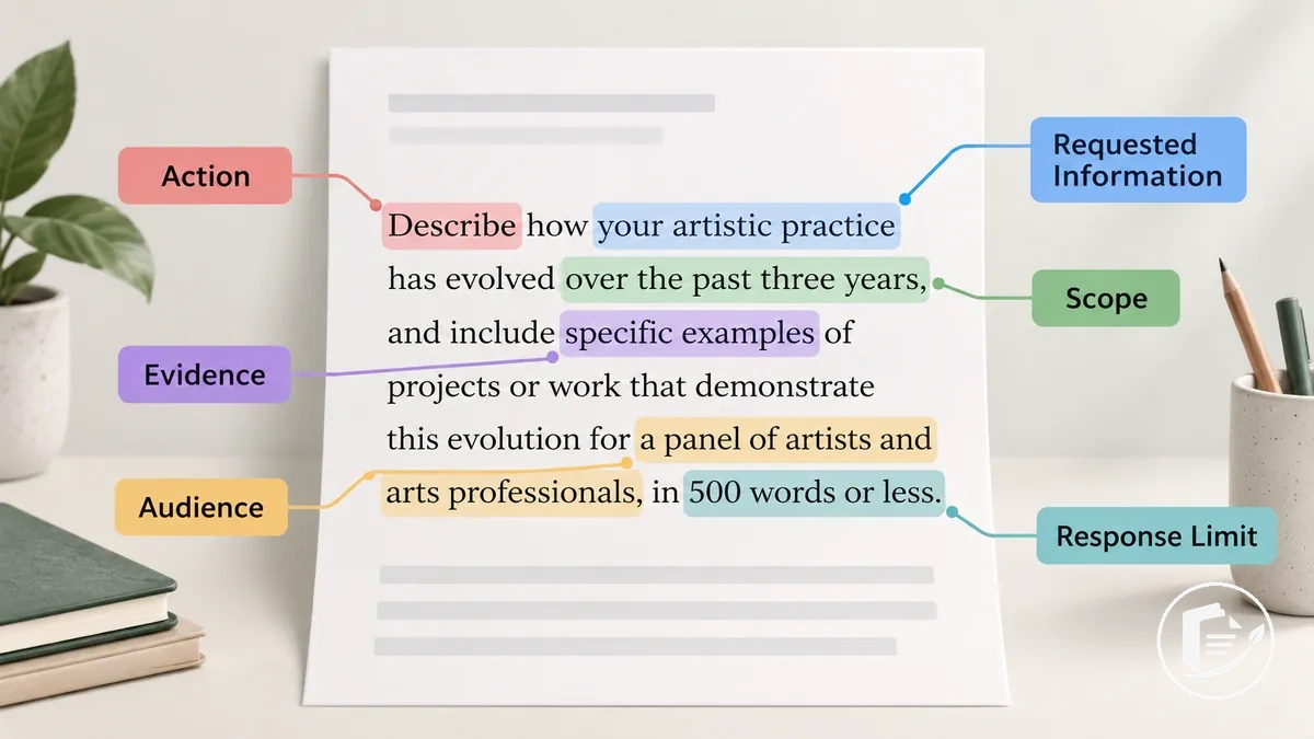 سؤال طلب منحة مشروح يظهر الفعل المطلوب والمعلومات والأدلة وحد الرد